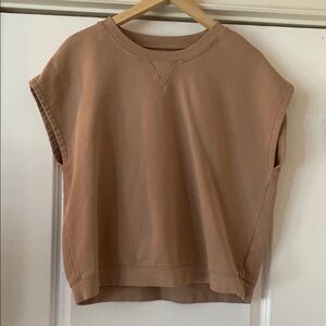 Madewell (re)sourced cotton short sleeve relaxed sweatshirt